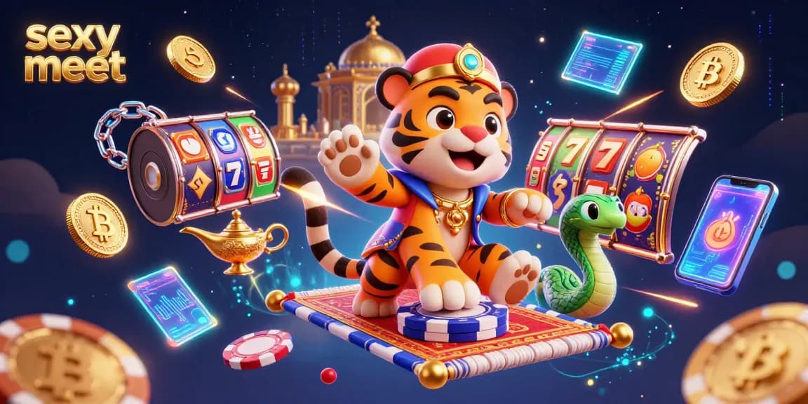 Experience the excitement of sexy meet with animated gambling, featuring vibrant characters and dynamic casino elements.