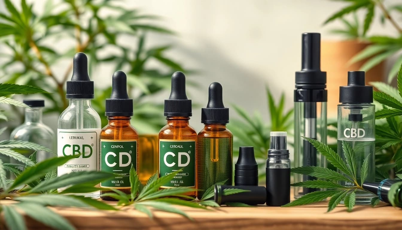 Premium quality cbd öl bottles and natural hemp extracts for wellness solutions.