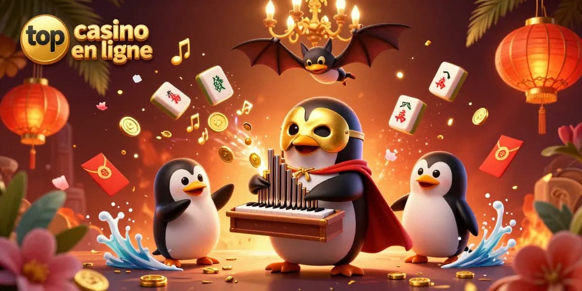 Jouez au top casino en ligne avec des personnages animés et des éléments de jeu captivants.
