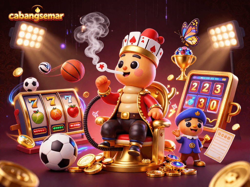 Menghadirkan permainan menarik cabangsemar dengan simbol jackpot dan slot berkilauan yang mendebarkan.