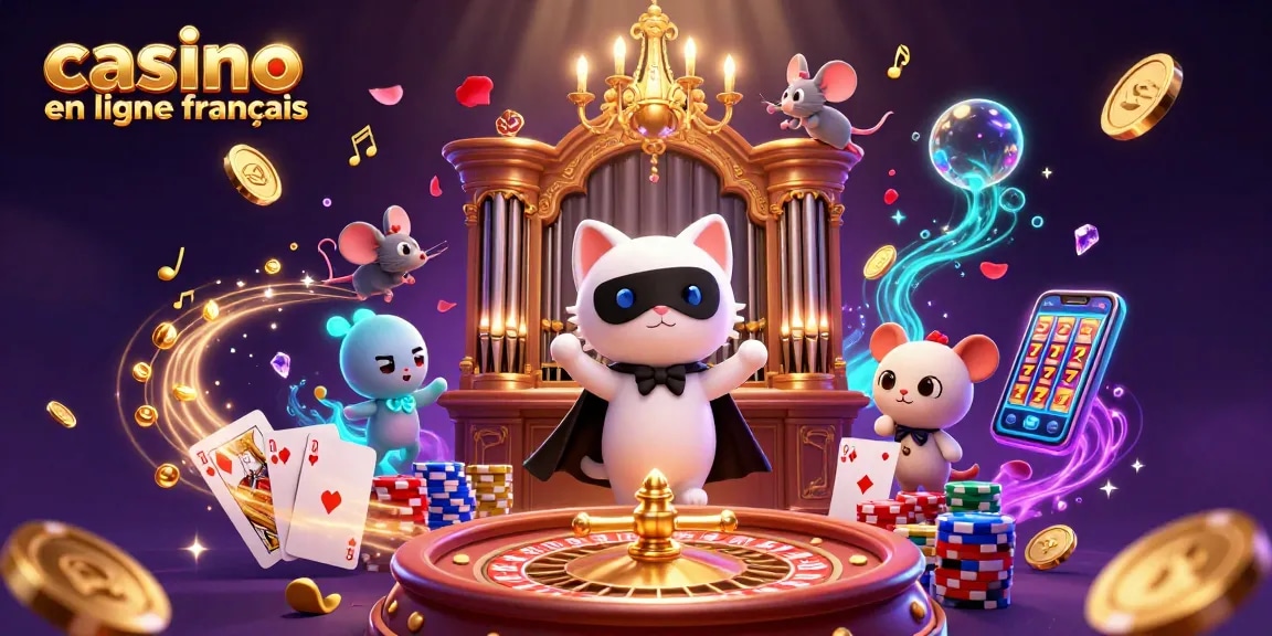 Profitez du meilleur du casino en ligne français avec une illustration riche en détails.