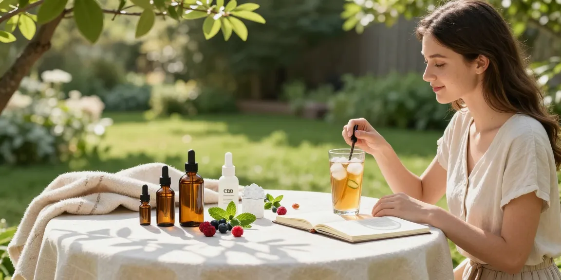 Buy shatter Canada with premium CBD oils and natural wellness products in a serene outdoor setting.