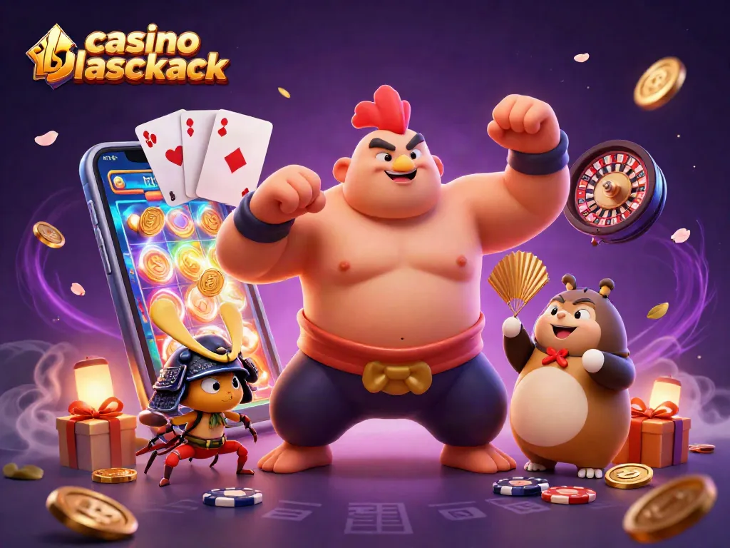 Acciona el juego de casino blackjack, donde un carismático luchador amarillo y un grillo feroz compiten en un ambiente vibrante.
