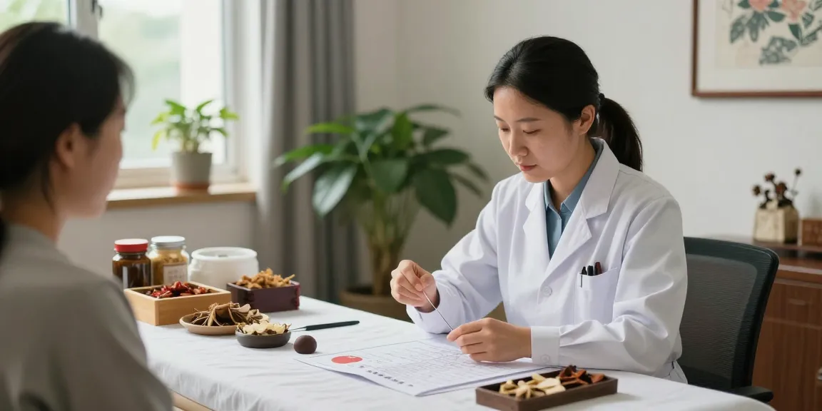 Acupuncture treatment at 수원교통사고한의원, highlighting expert care for traffic accident recovery.