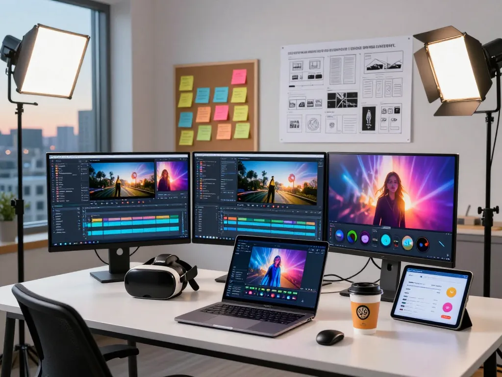 Dynamic video creation studio featuring seedance 2.0 in action with AI-generated sequences.