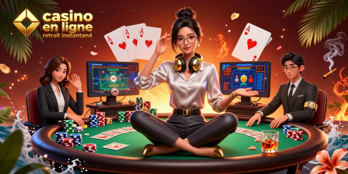 Découvrez le casino en ligne retrait instantané avec une action de poker à enjeux élevés et une ambiance de jeu vibrante.