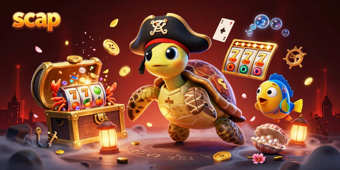 Experience thrilling moments with scap in this immersive 3D casino illustration.