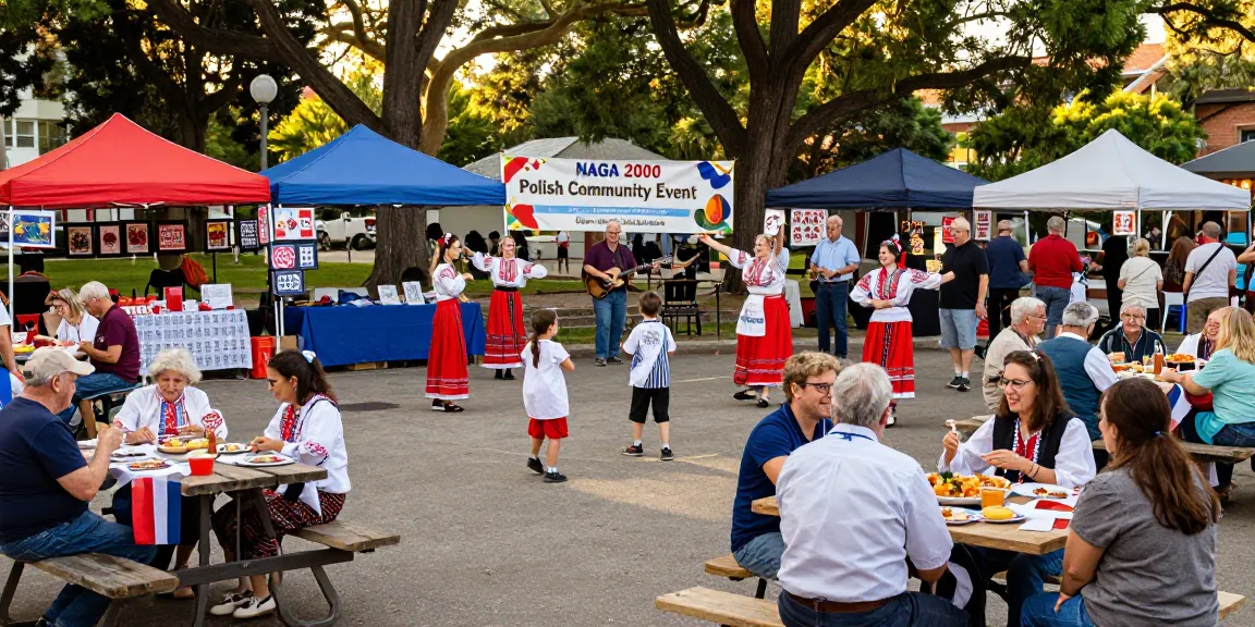 Engaging community event at https://www.sfpol.com/ celebrating Polish heritage in San Francisco with food, games, and family