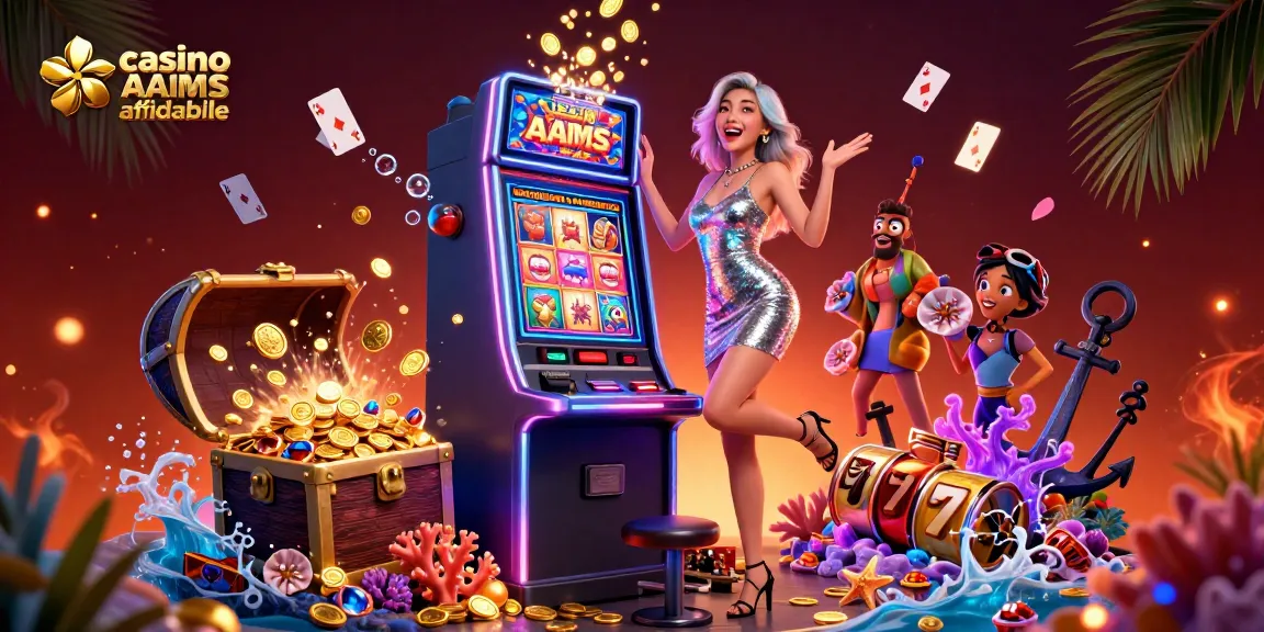 Vivi momenti vincenti in un casinò non AAMS affidabile con colori vivaci e l'emozione del jackpot.