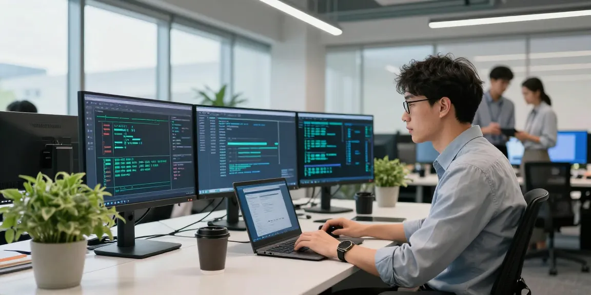 Monitoring security protocols at https://shs-dome5.com/ in a modern office environment.