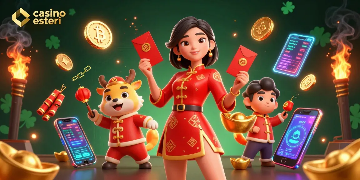 Scena coinvolgente che illustra i migliori casinò online esteri con personaggi vivaci ed elementi di criptovaluta.