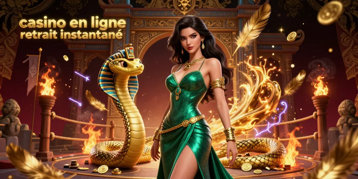 Vivez des gains exaltants au casino en ligne retrait instantané avec cobra doré et visuels enchanteurs.