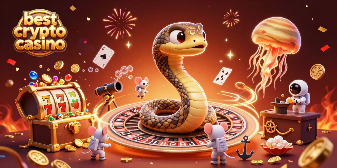 Pariez sur le meilleur casino crypto en jouant avec des symboles de chance et une ambiance festive.