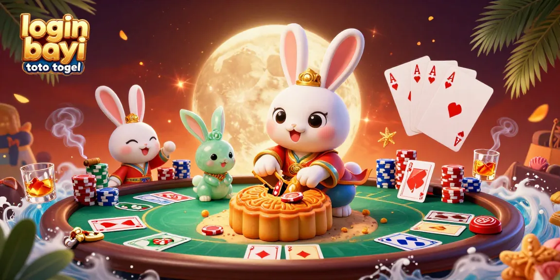 Engage in exciting gameplay with login bayi toto togel surrounded by vibrant poker elements and magical moon-enhanced visuals.