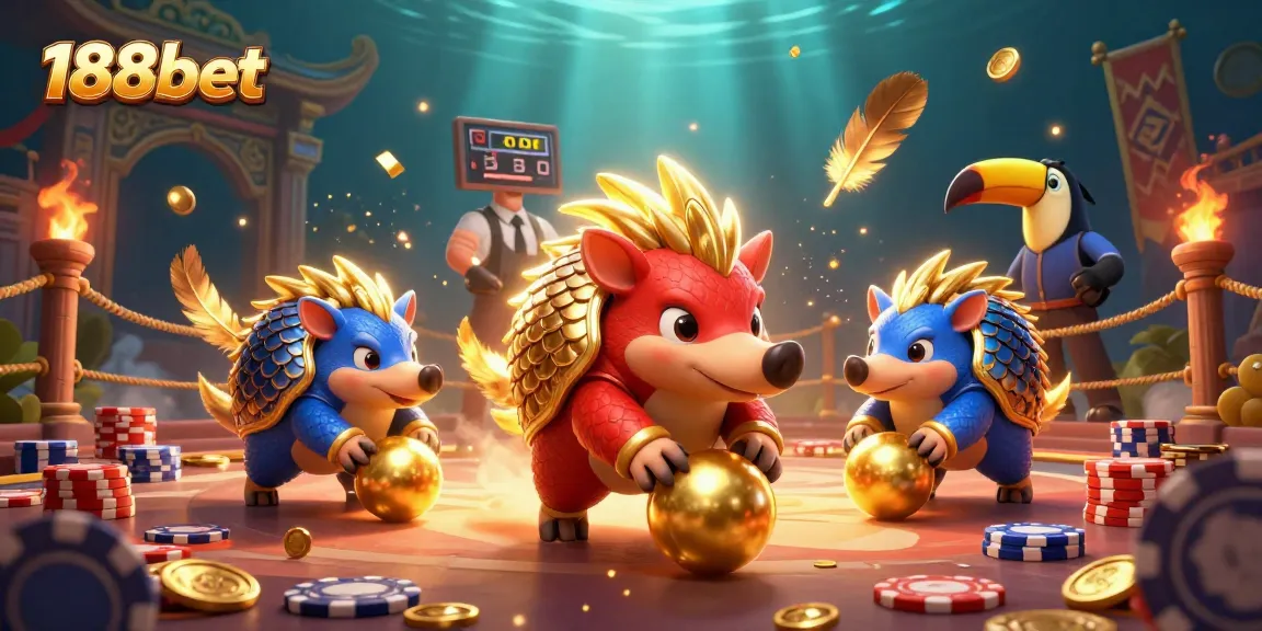 Engage with the thrilling 188bet experience in this vibrant online casino illustration.