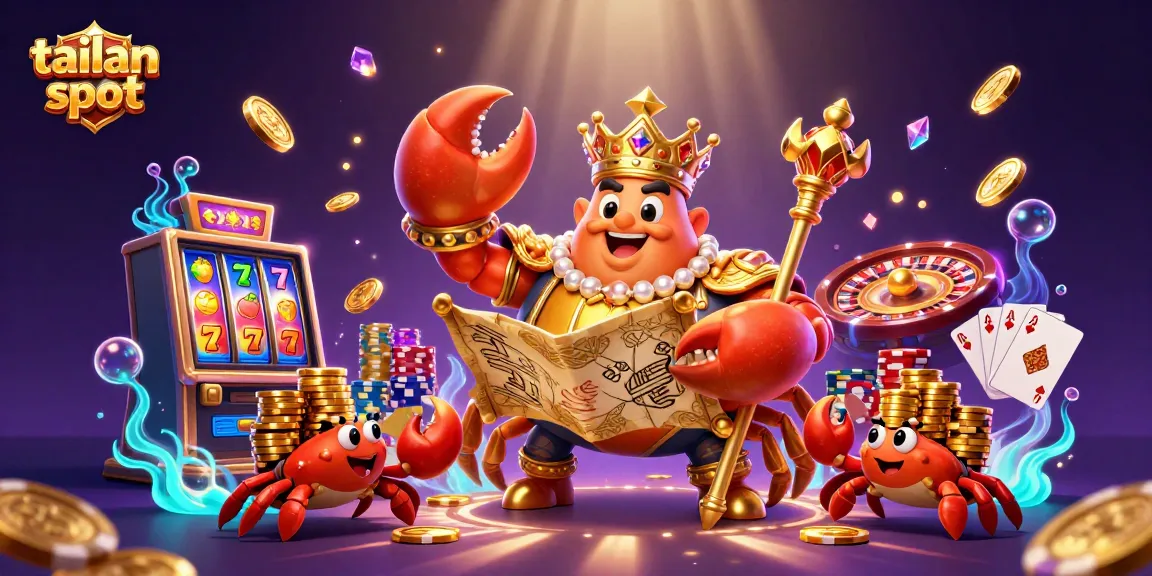 Experience the excitement of tailan slot with a vibrant underwater casino scene featuring golden treasures and dynamic gameplay.