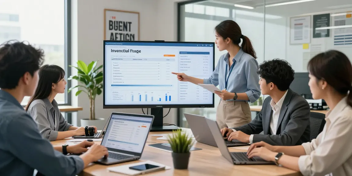 Team detecting fake invoices through advanced technology in a modern workspace.