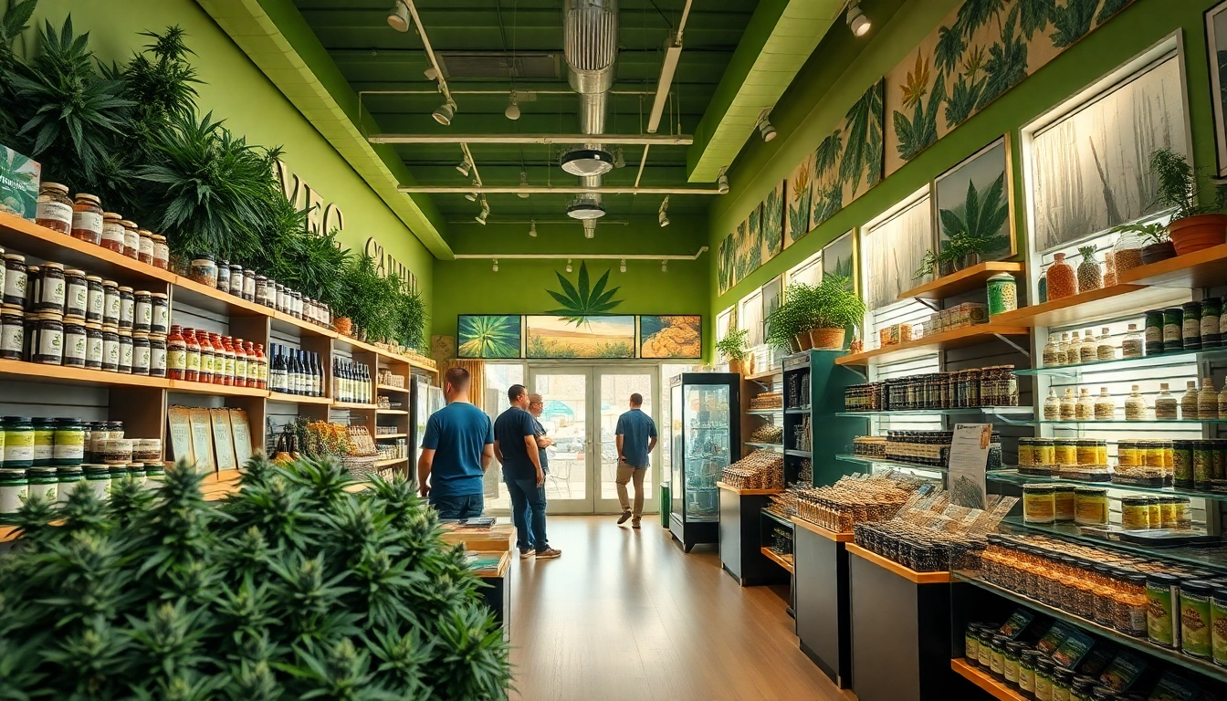 Shop at a Weed Store featuring quality cannabis products in an inviting setting