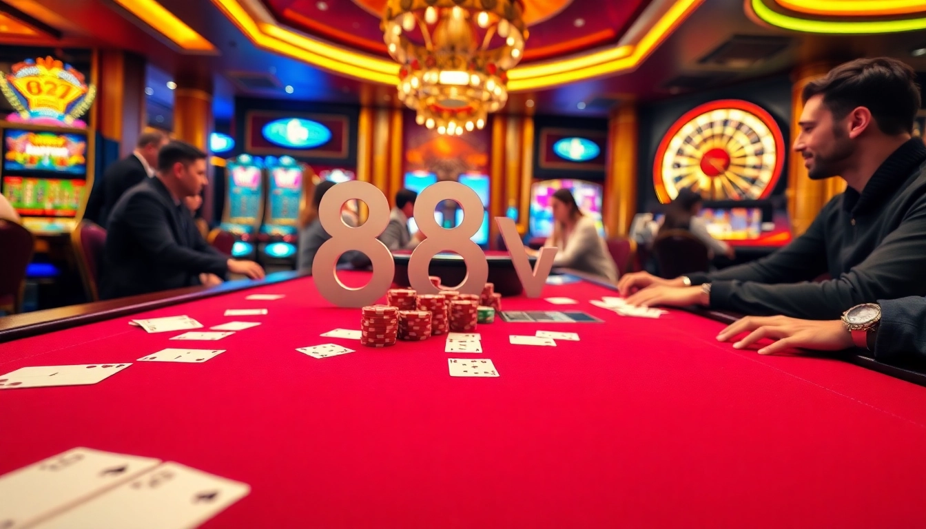 Experience the thrill of betting at 88vv casino with vibrant games and engaging players.